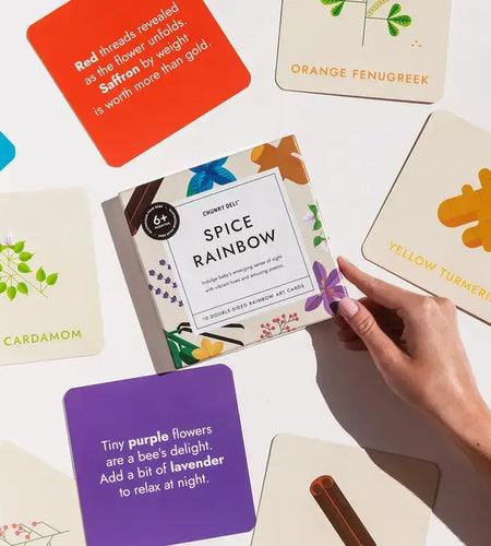Spice Rainbow High Contrast Art Cards