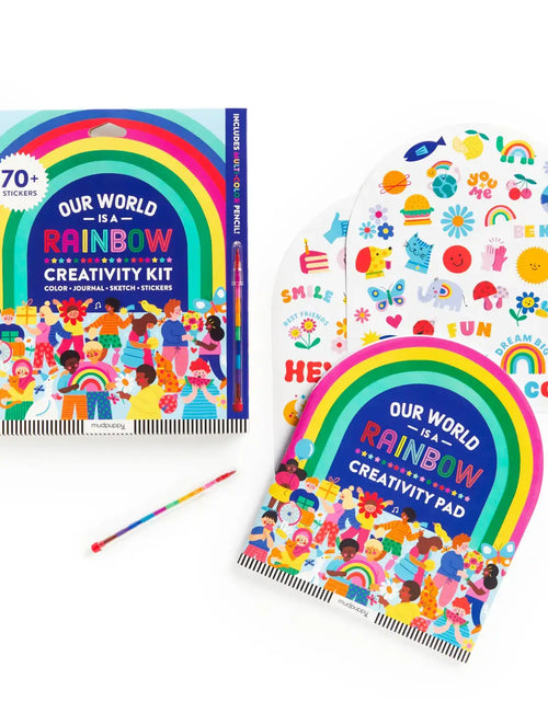 Load image into Gallery viewer, Our World Is A Rainbow Creativity Kit
