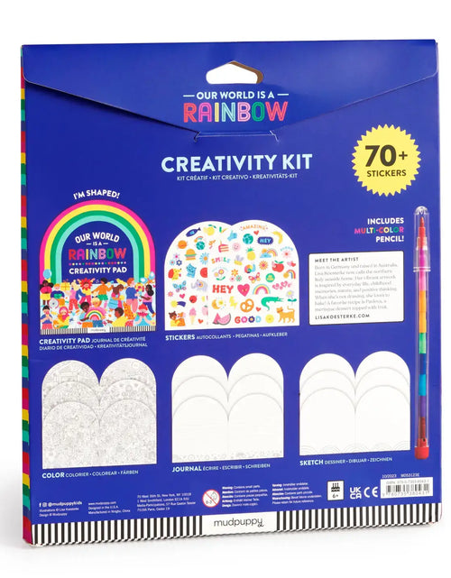 Load image into Gallery viewer, Our World Is A Rainbow Creativity Kit
