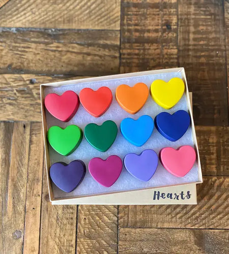 Box of Heart Crayons