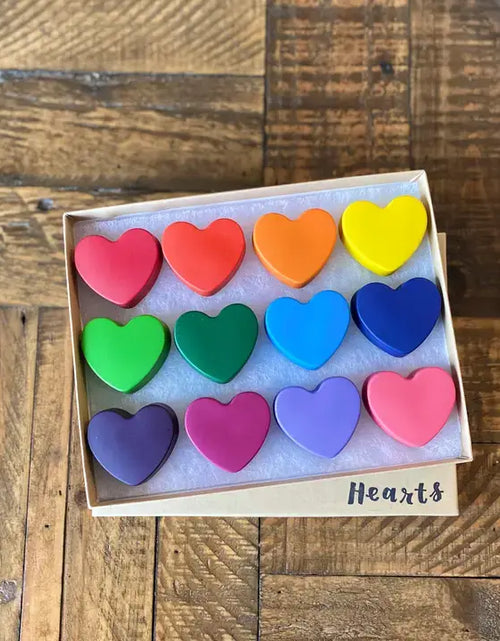 Load image into Gallery viewer, Box of Heart Crayons
