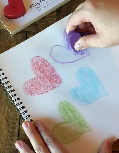 Load image into Gallery viewer, Box of Heart Crayons

