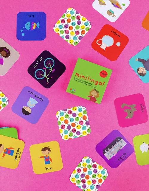 Load image into Gallery viewer, Minilingo French/English Bilingual Flashcards
