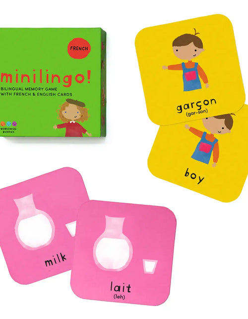 Load image into Gallery viewer, Minilingo French/English Bilingual Flashcards
