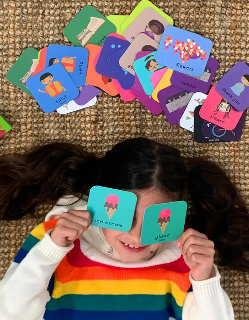 Load image into Gallery viewer, Minilingo French/English Bilingual Flashcards
