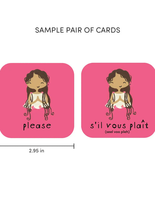 Load image into Gallery viewer, Minilingo French/English Bilingual Flashcards
