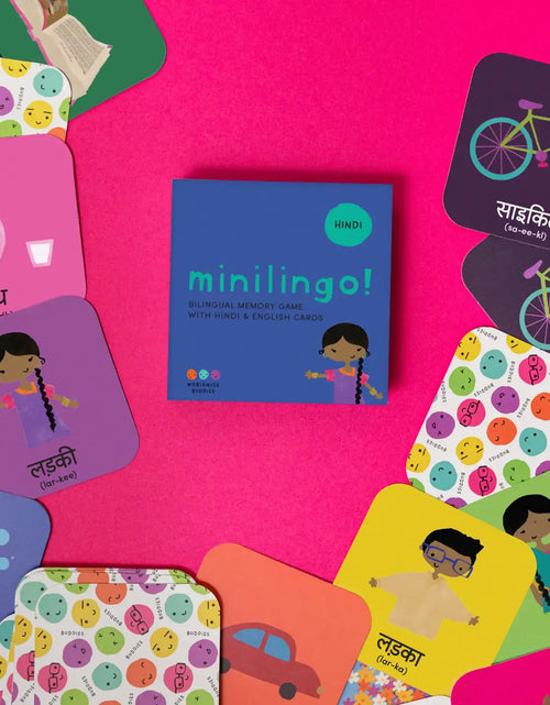 Load image into Gallery viewer, Minilingo Hindi/English Bilingual Flashcards
