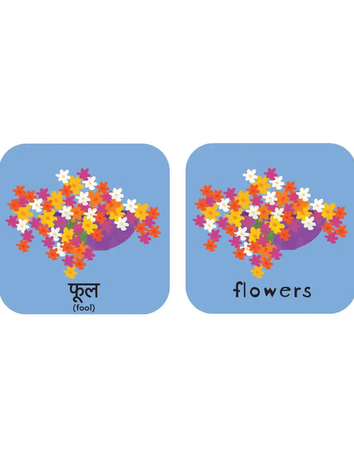 Load image into Gallery viewer, Minilingo Hindi/English Bilingual Flashcards
