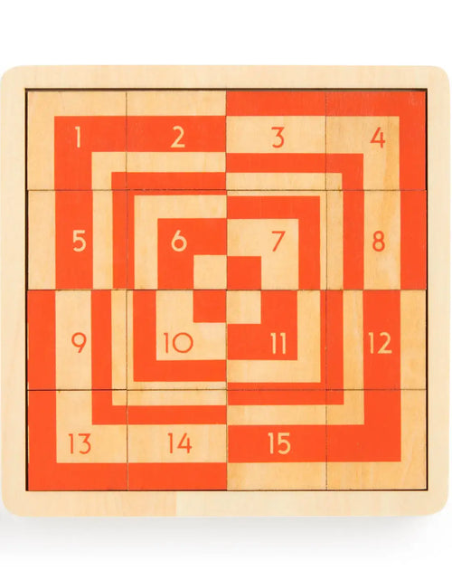 Load image into Gallery viewer, Frank Lloyd Wright Imperial Hotel 2-in-1 Sliding Wood Puzzle
