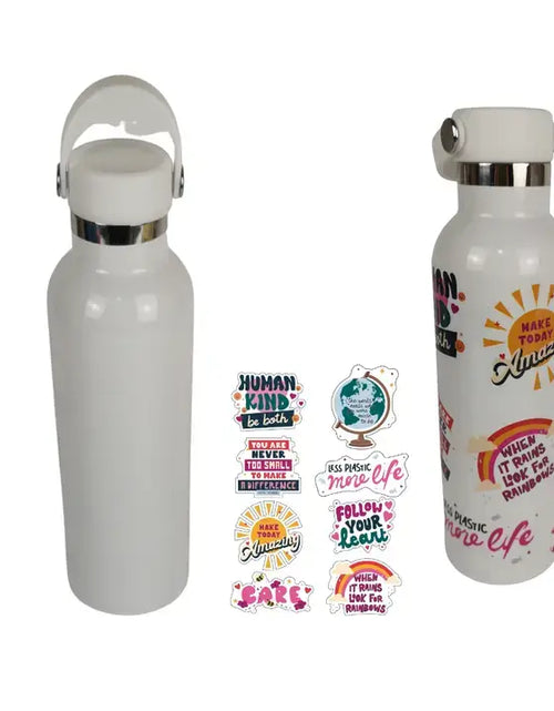 Load image into Gallery viewer, Greta Caring Eco-Friendly Water Bottle Craft Kit With Stickers
