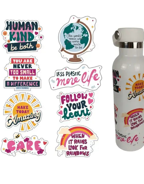 Load image into Gallery viewer, Greta Caring Eco-Friendly Water Bottle Craft Kit With Stickers
