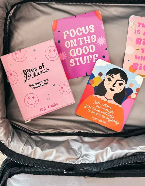 Load image into Gallery viewer, Bites of Brilliance – Empowering Kids Lunch Box Notes
