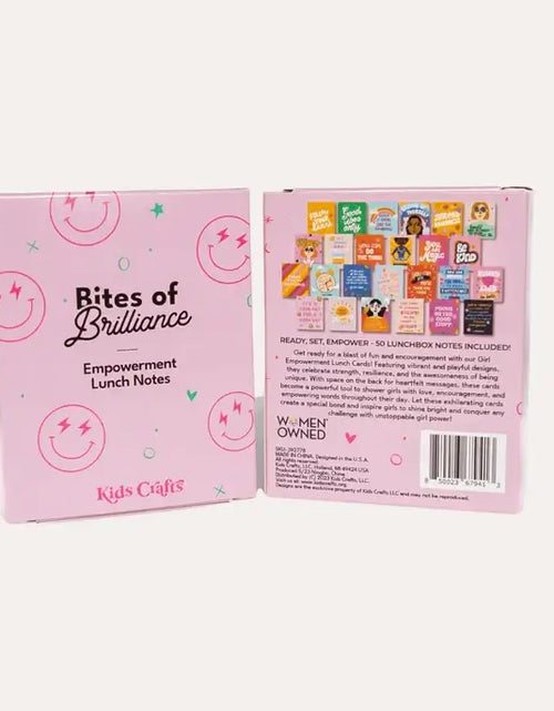Load image into Gallery viewer, Bites of Brilliance – Empowering Kids Lunch Box Notes
