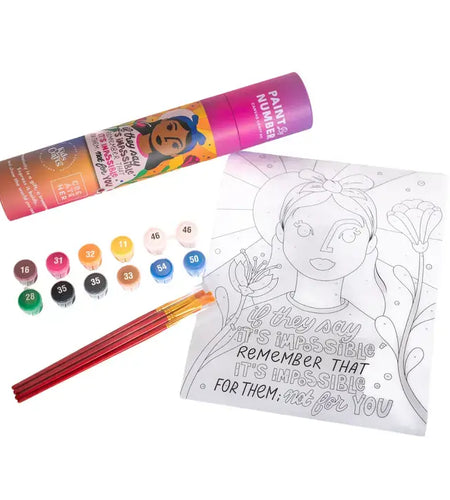 Nothing Is Impossible DIY Paint By Numbers Art Kit