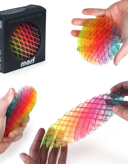Load image into Gallery viewer, Morf Fidget Worm Rainbow
