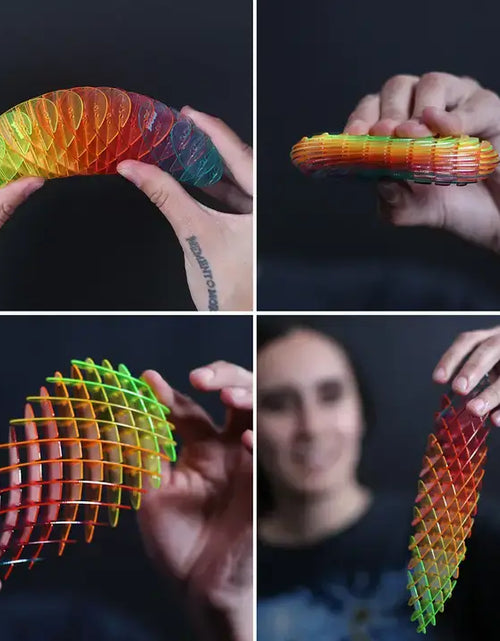 Load image into Gallery viewer, Morf Fidget Worm Rainbow
