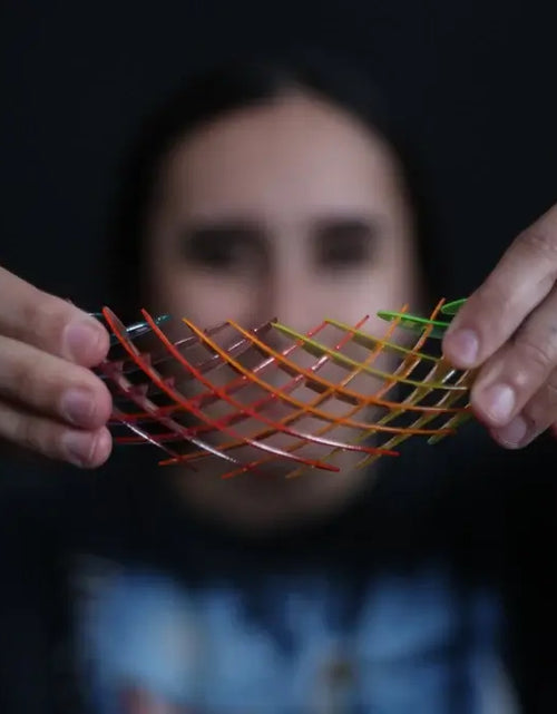 Load image into Gallery viewer, Morf Fidget Worm Rainbow

