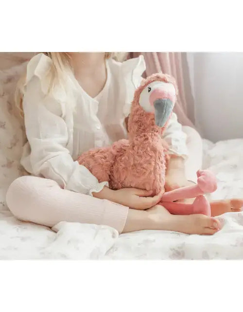 Load image into Gallery viewer, Francesca the Weighted Flamingo Plush Toy
