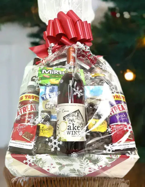 Load image into Gallery viewer, Pennsylvania Gift Basket with Wine - Premium PA Made Snacks &amp; Treats
