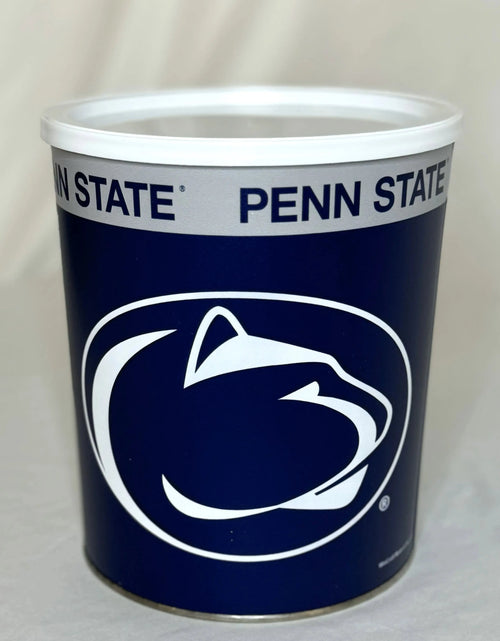 Load image into Gallery viewer, Penn State Nittany Lions Gift Tin Basket - USA Made with Premium Snacks
