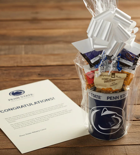 Penn State Nittany Lions Gift Tin Basket - USA Made with Premium Snacks