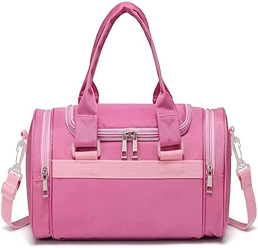 Kids Ballerina Dance Bag for Girls, Duffel Is the Perfect Size for Ballet Class,Dance Recitals ,Weekend Overnight, Short Trips,Carry-On Size
