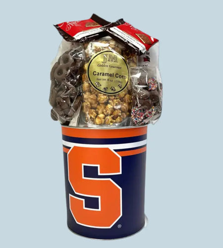 JGB Sports - Syracuse Orange Gift Tin Basket - Made In America