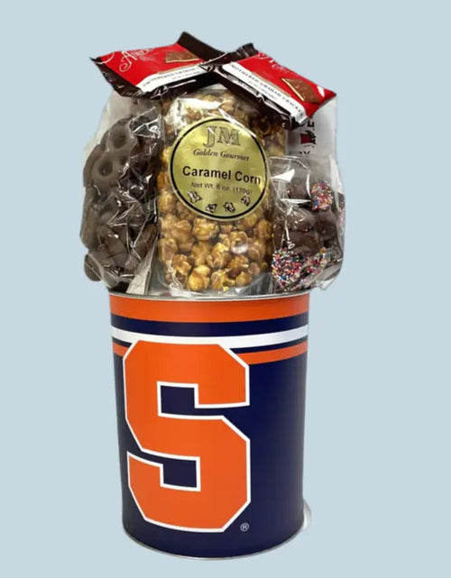 Load image into Gallery viewer, JGB Sports - Syracuse Orange Gift Tin Basket - Made In America
