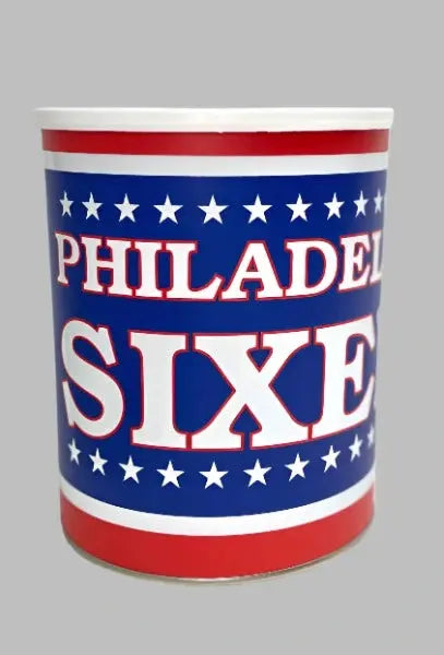 Load image into Gallery viewer, Philadelphia 76ers Gift Tin Basket - Officially Licensed NBA Snacks - Made in USA
