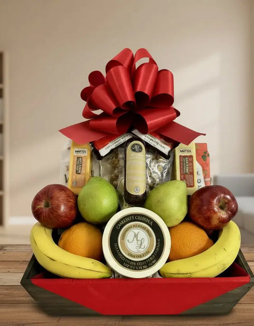 Load image into Gallery viewer, Jenny's Fruit, Cheese &amp; More Gift Basket - Premium Gourmet Food Gift
