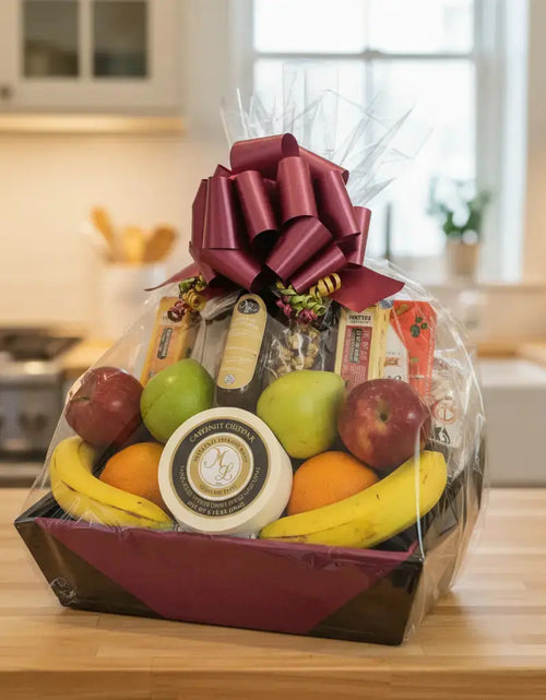 Load image into Gallery viewer, Jenny's Fruit, Cheese &amp; More Gift Basket - Premium Gourmet Food Gift
